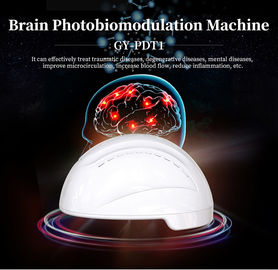 Põe o capacete claro da terapia dos dispositivos de Photobiomodulation do cérebro 15W para pacientes do curso
