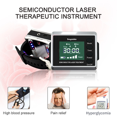 O instrumento 3.6W da terapia do laser do semicondutor, Unclog vasos sanguíneos, hipotensão, Sugar Laser Light Watch