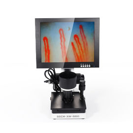Portable máquina do teste do Microcirculation de Capillaroscopy da dobra do prego da exposição de diodo emissor de luz de 10 polegadas